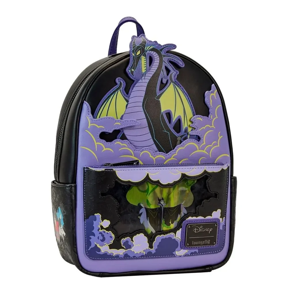 Loungefly Disney Backpack Maleficent Dragon Lenticular and GITD Mini Backpack